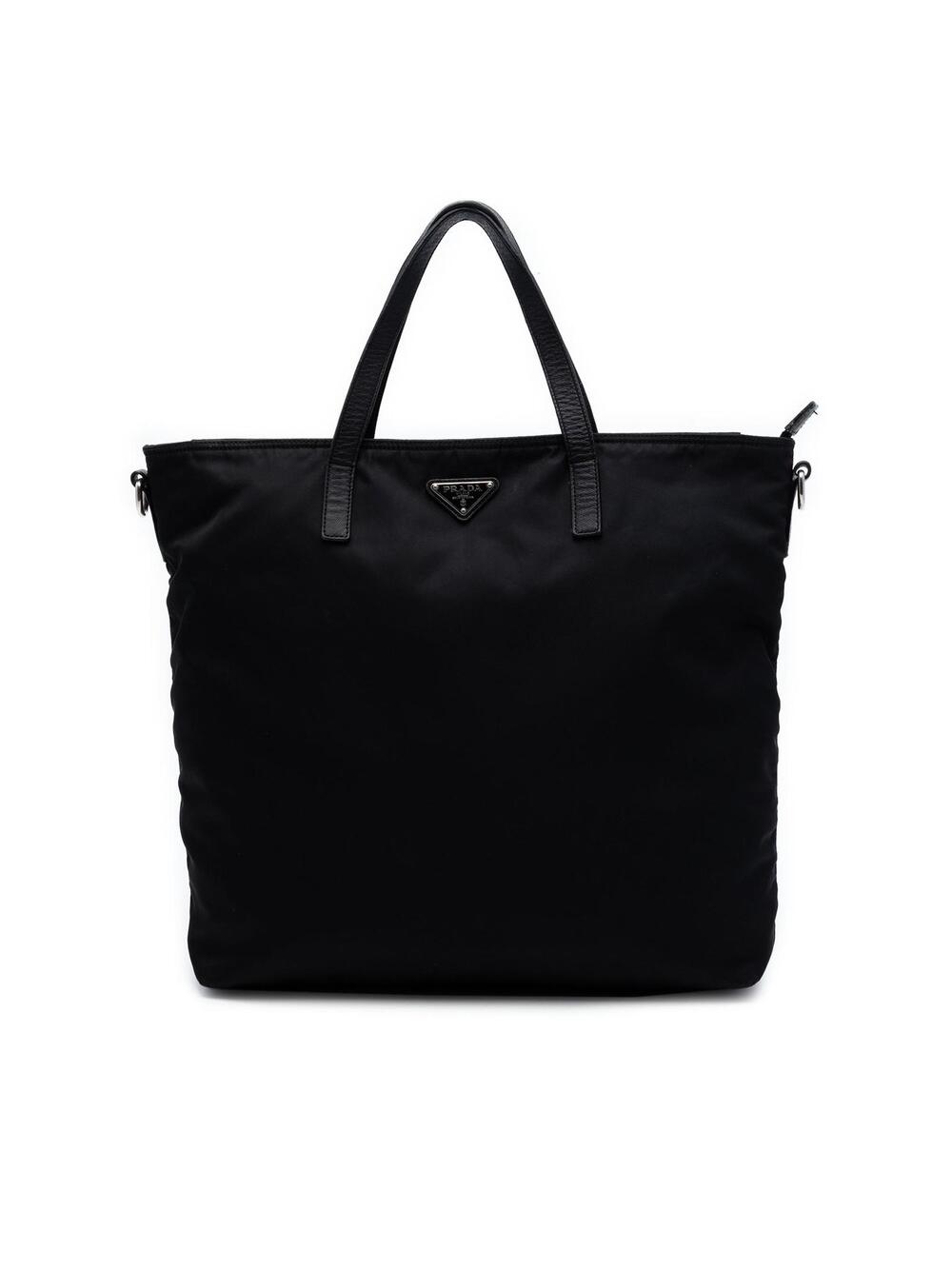 Prada Tessuto Satchel Pre-Loved Black #300084P53B